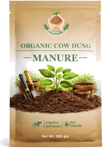 Organic cow dung manure pouch