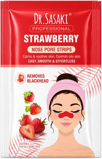 Nose pore strip sachet